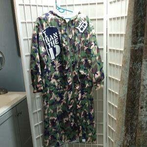 Women's Camouflage Hooded Windbreaker Jacket